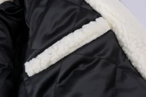 Sp5der Cream Navy Wing Racing Sherpa Jacket7