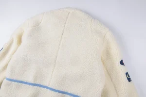 Sp5der Ivory Navy Hunter Sherpa Jacket1