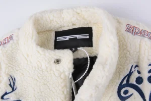 Sp5der Ivory Navy Hunter Sherpa Jacket7