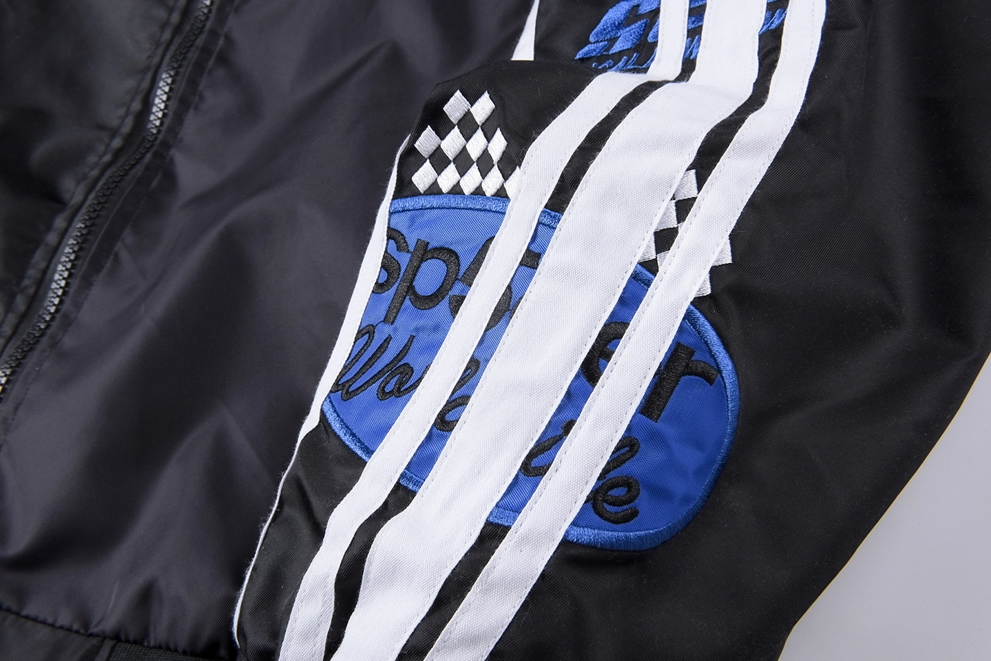 Sp5der Midnight Blue Five Racing Bomber Jacket1
