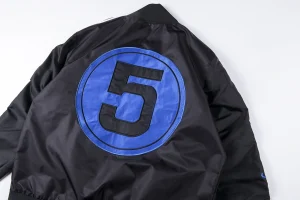 Sp5der Midnight Blue Five Racing Bomber Jacket13