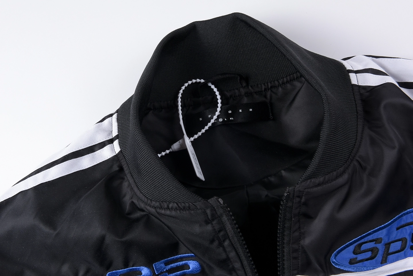 Sp5der Midnight Blue Five Racing Bomber Jacket2