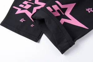 Sp5der Midnight Pinkstar Allover Graphic Pants5