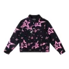 Sp5der Midnight Pinkstar Allover Trucker Jacket