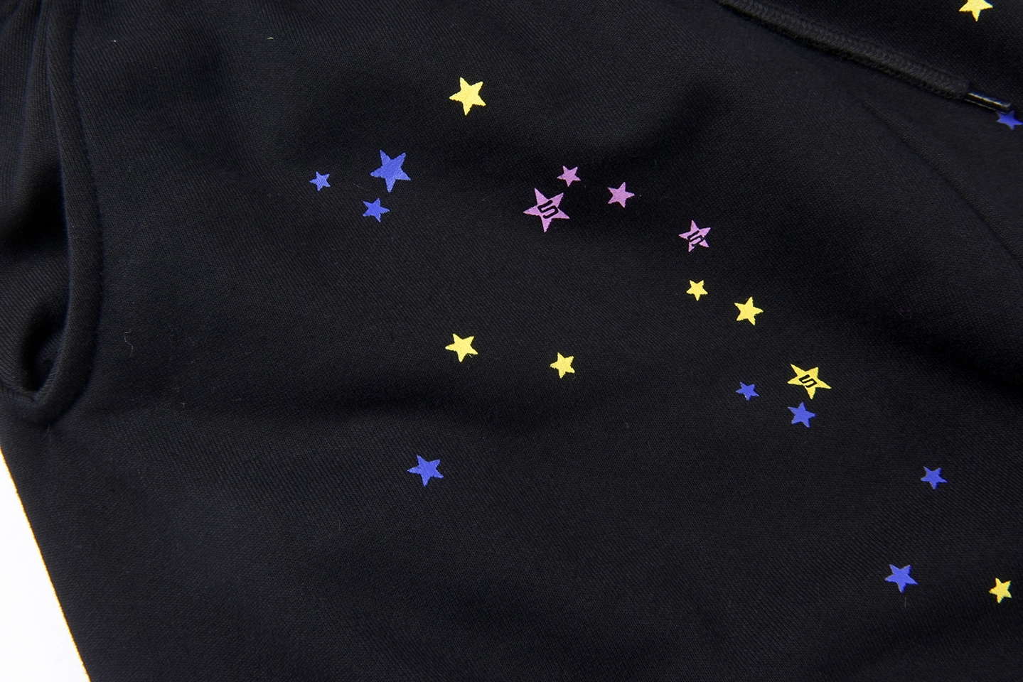Sp5der Midnight Stardust Pink Script Sweatpants3