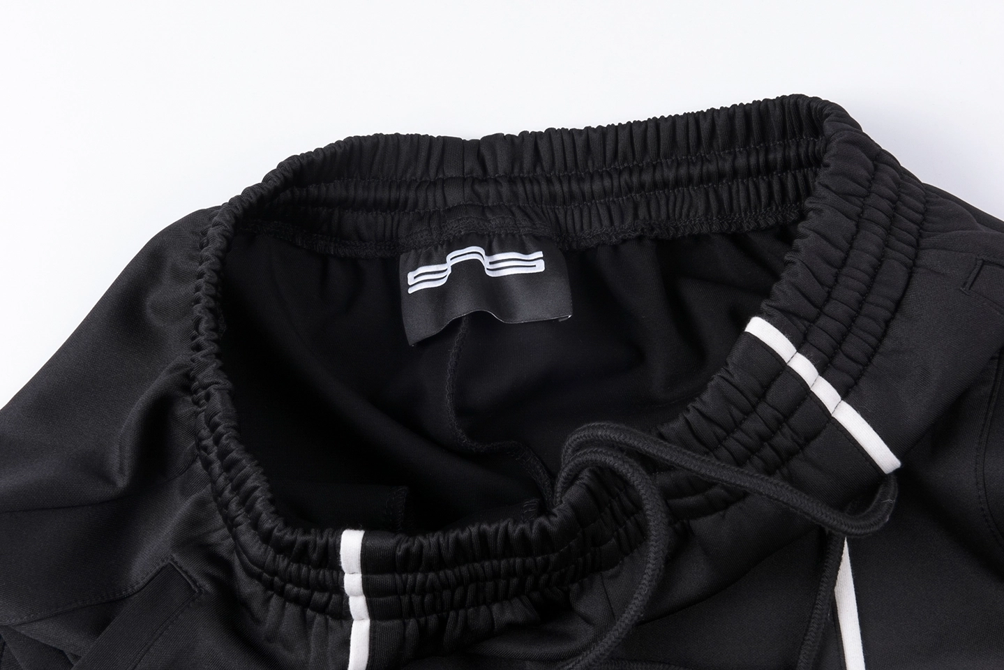 Sp5der Midnight White Dual-Stripe Track Pants5