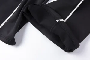 Sp5der Midnight White Dual-Stripe Track Pants8