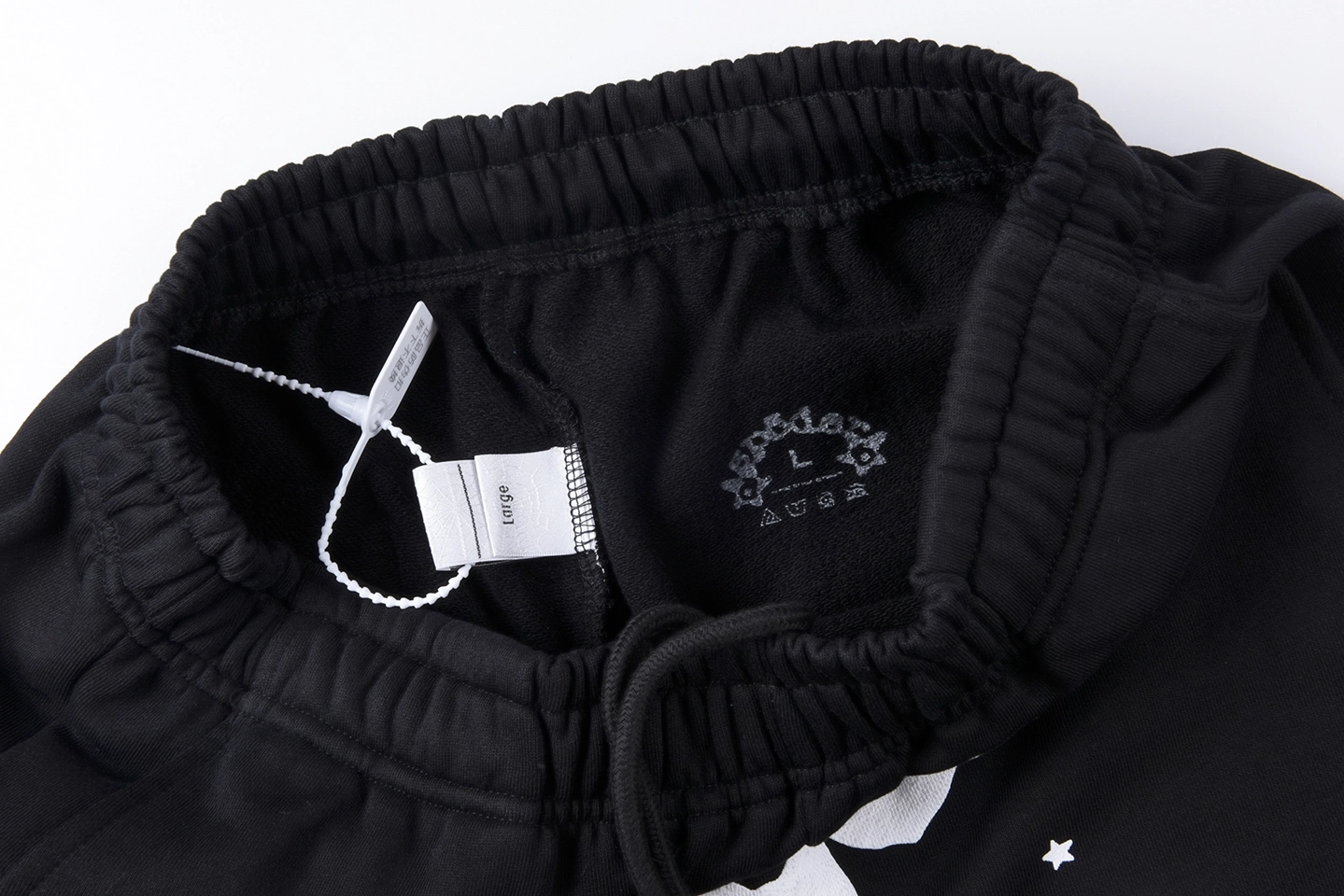 Sp5der Midnight White Stardust Script Sweatpants3