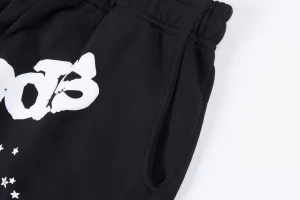 Sp5der Midnight White Stardust Script Sweatpants4