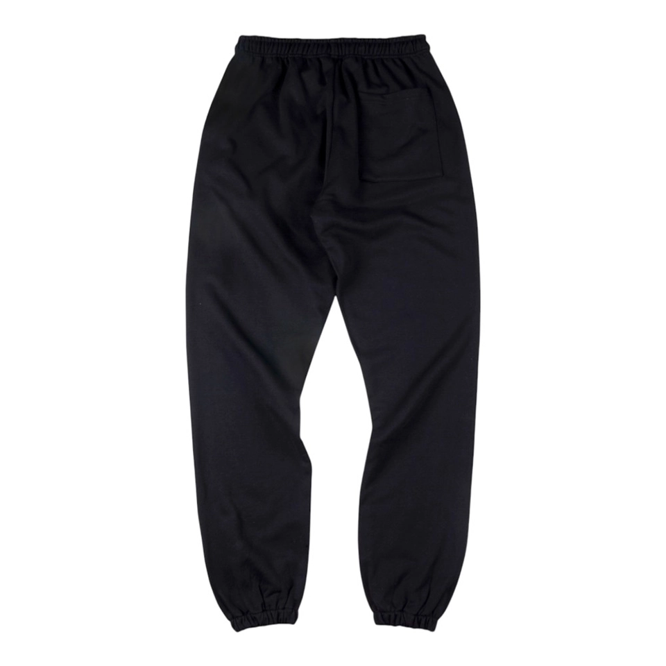 Sp5der Midnight White Stardust Script Sweatpants Back view