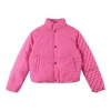 Sp5der Pink Monogram Puffer Jacket