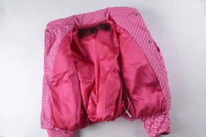 Sp5der Pink Monogram Puffer Jacket15