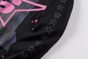 Sp5der Pink Star Logo Shirt4