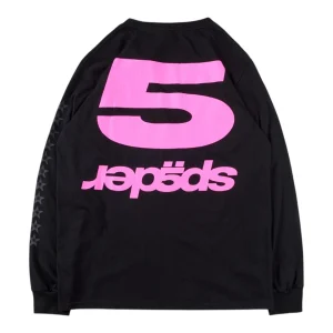 Sp5der Pink Star Logo Shirt Back view