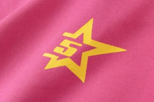 Sp5der Pink Web Star Graphic Hoodie4