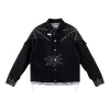 Sp5der Rhinestone Web Utility Jacket