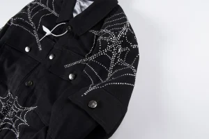 Sp5der Rhinestone Web Utility Jacket4