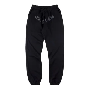 Sp5der Tonal Logo Fleece Sweatpants Front view