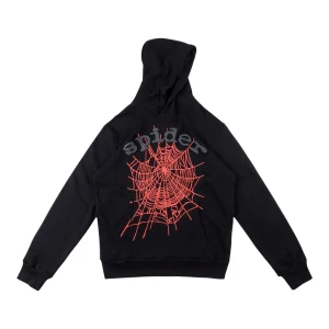 Sp5der Web Graphic Hoodie Front view