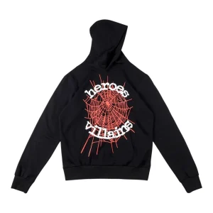 Sp5der Web Logo Graphic Hoodie Front view