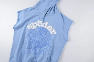 Sp5der Web Sleeveless Hoodie7
