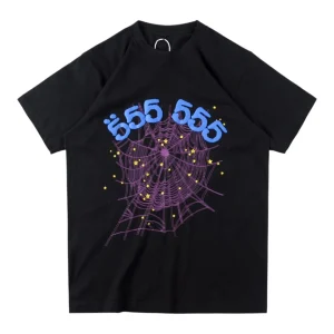 Sp5der Web Star Graphic T-Shirt Front view