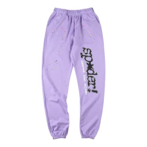 Sp5der Web Star Logo Sweatpants Front view