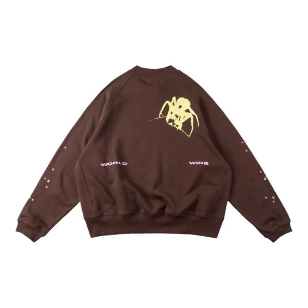 Sp5der World Wide Shadow Crewneck Back view