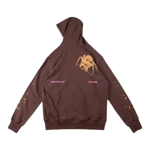 Sp5der World Wide Shadow Graphic Hoodie Back view