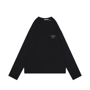 Acne Studios Stockholm 1996 Pocket Logo Shirt Black Front view