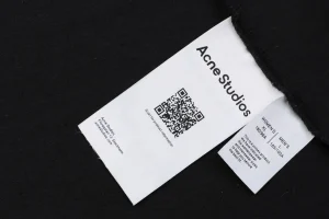 Acne Studios Stockholm 1996 Pocket Logo Shirt Black Wash label