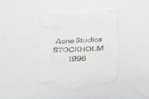 Acne Studios Stockholm 1996 Pocket Logo Shirt White Pocket
