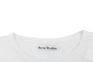 Acne Studios Stockholm 1996 Pocket Logo Shirt White Collar