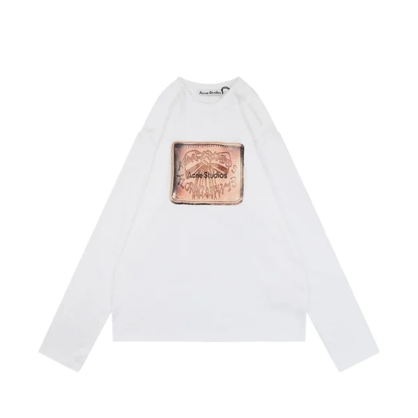 Acne Studios Vintage Bow Graphic Shirt Front view