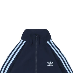 Adidas Originals Three-Stripes Stand-Collar Track Jacket Navy