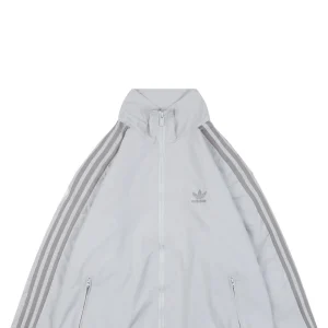 Adidas Originals Three-Stripes Stand-Collar Track Jacket Grey