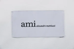 Ami Paris Heart Logo Oxford Shirt Brand label