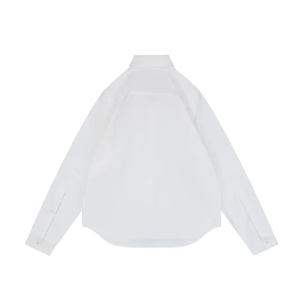 Ami Paris Heart Logo Oxford Shirt Back view
