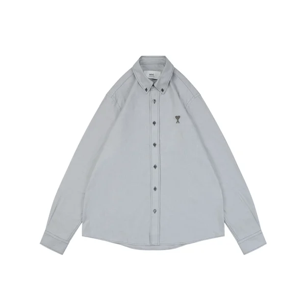 Ami Paris de Cœur Oxford Cotton Shirt Front view