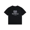 Balenciaga 1719 Double B Graffiti Logo T-Shirt