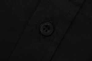 Balenciaga Rhinestone Logo Back Oversized Shirt Black