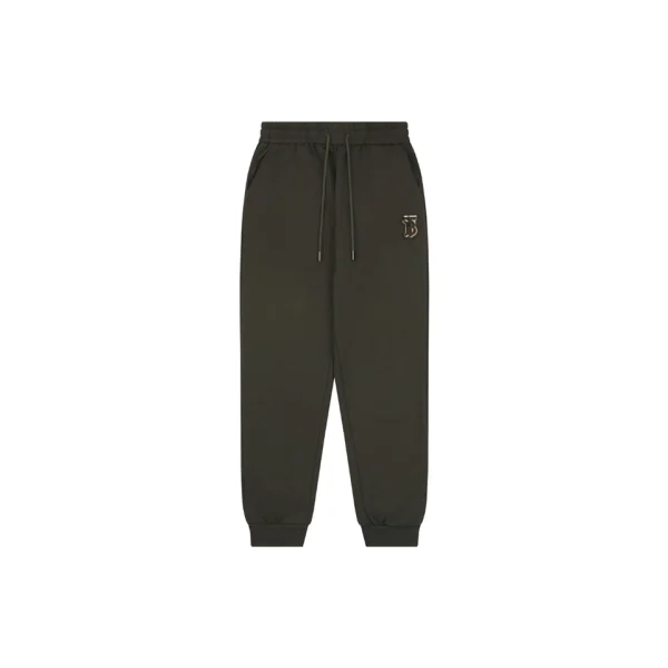 Burberry BT Logo Embroidered Cotton Sweatpants Front view