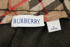 Burberry BT Logo Embroidered Cotton Sweatpants Brand label