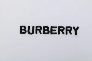 Burberry Check Trim Logo T-Shirt White Brand
