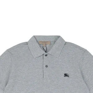 Burberry Equestrian Knight Embroidered Polo T-Shirt