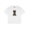 F Monogram Dog Embroidered T-Shirt (White/Black)