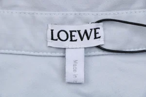 Loewe Anagram Hooded Shirt Jacket Brand label