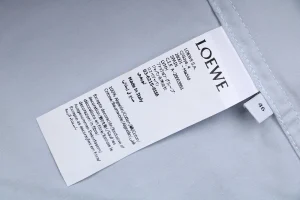 Loewe Anagram Hooded Shirt Jacket Wash label