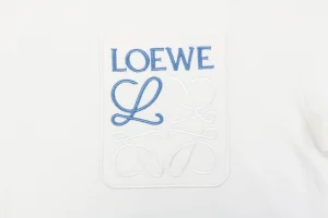 Loewe Anagram Pocket Embroidered T-Shirt White Pocket