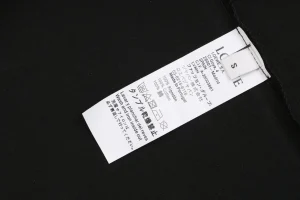 Loewe Heart Detail Anagram Logo Embroidered Cotton T-Shirt Black Wash label